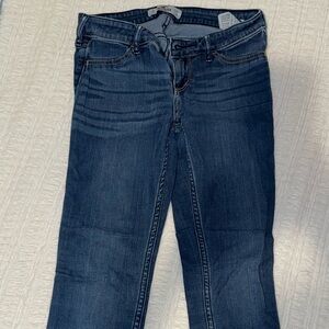 Hollister Dark Blue Women's Skinny Jeans